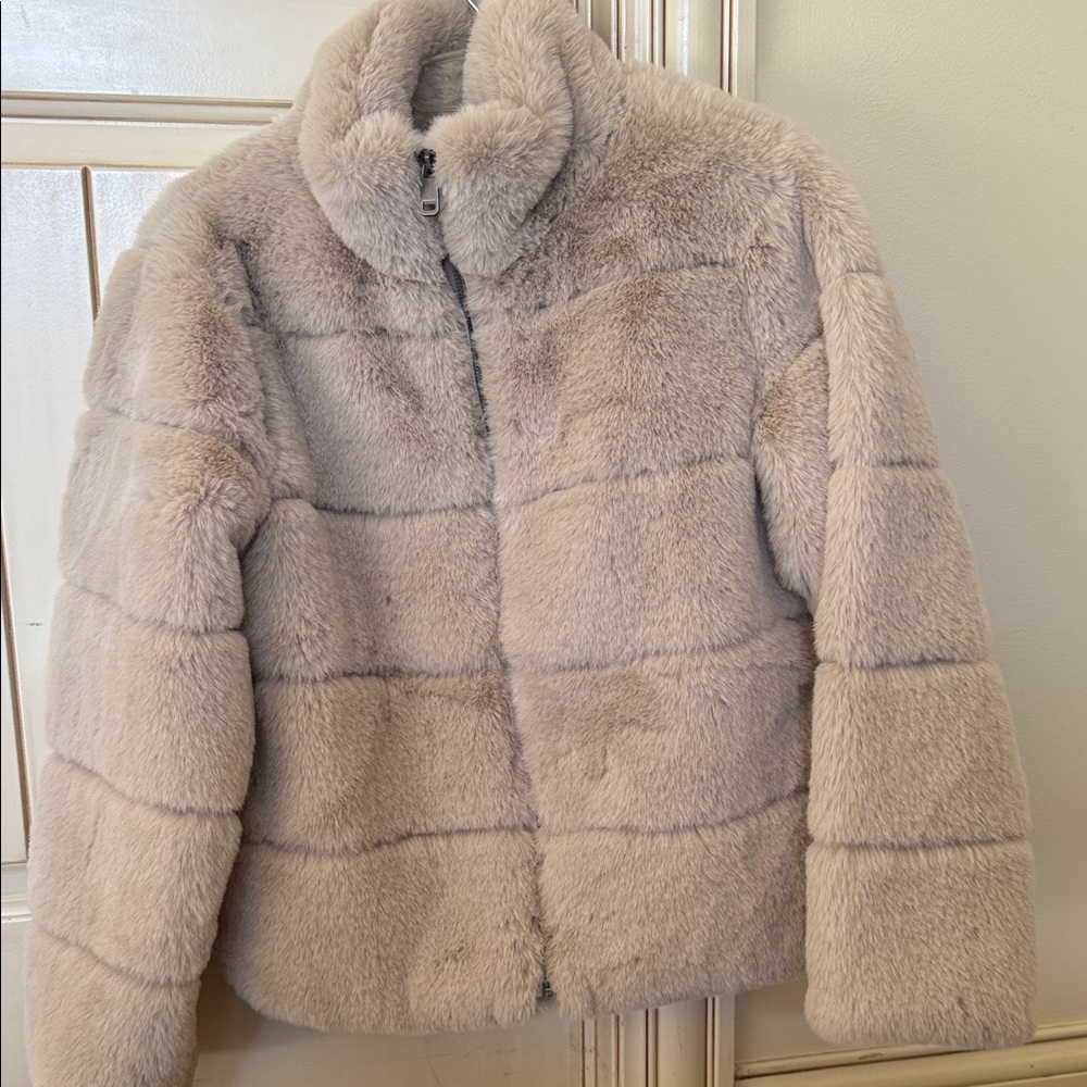 Bailey 44 Cream Bomber Jacket